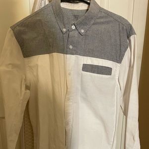 Mens button down casual shirt